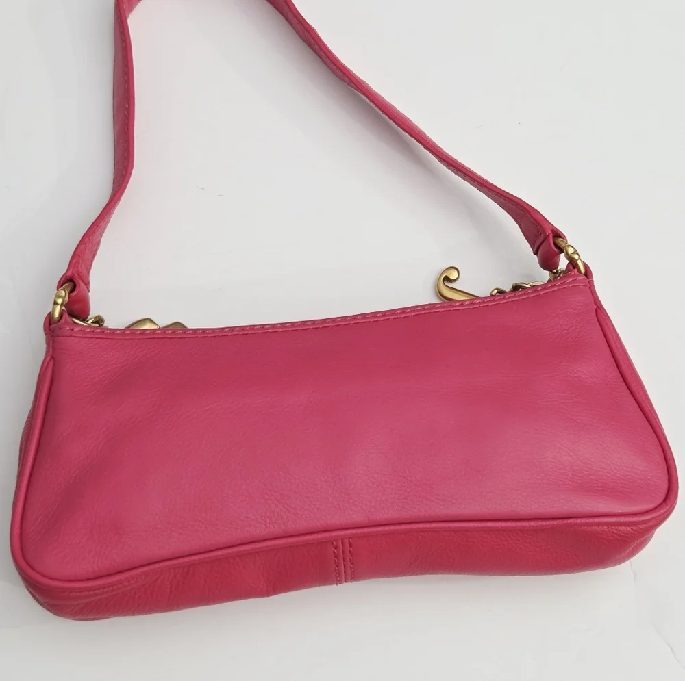 VINTAGE Y2K JUICY COUTURE GENUINE LEATHER BAGUETTE BAG